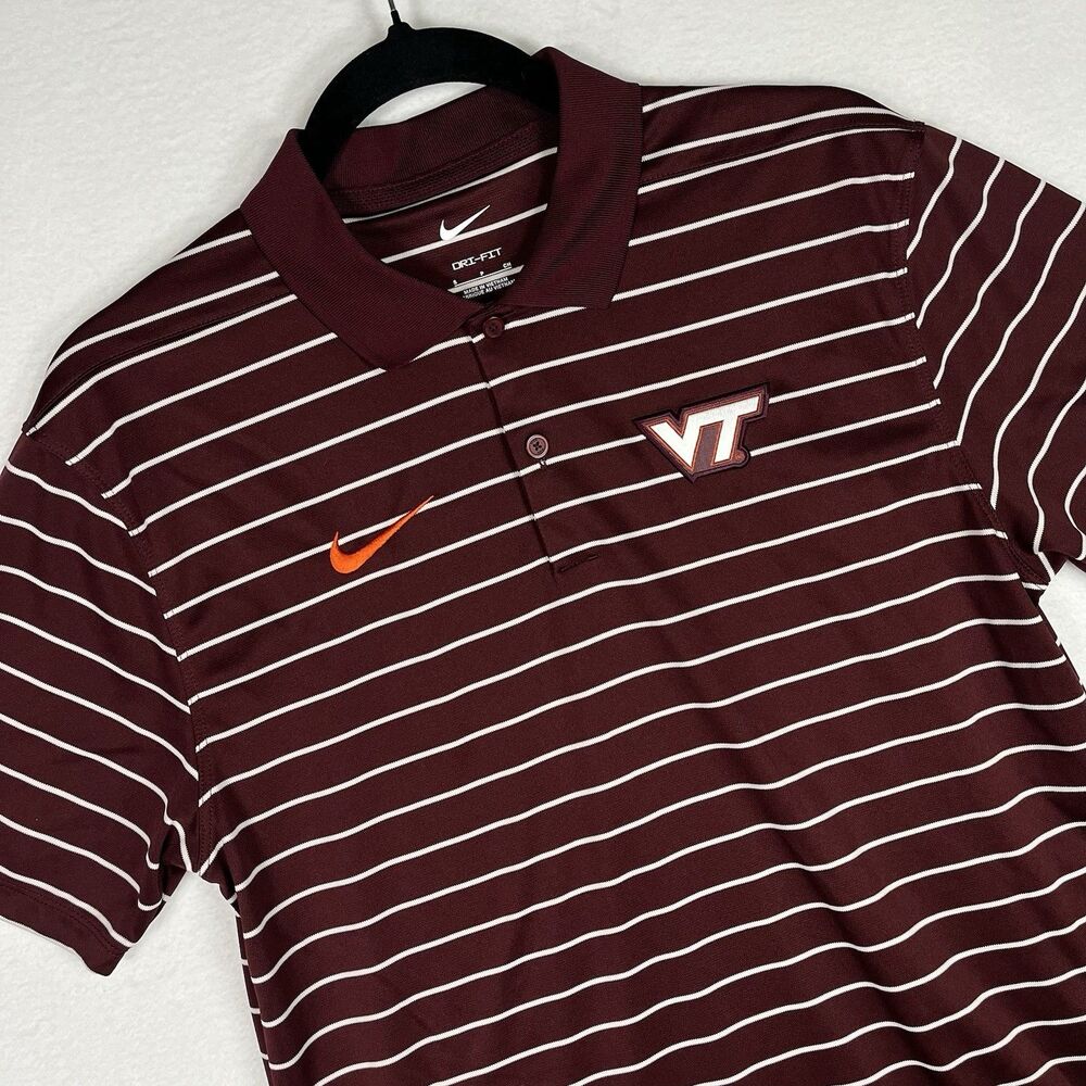 Nike Virginia Tech Hokies Dri-Fit Polo Shirt S